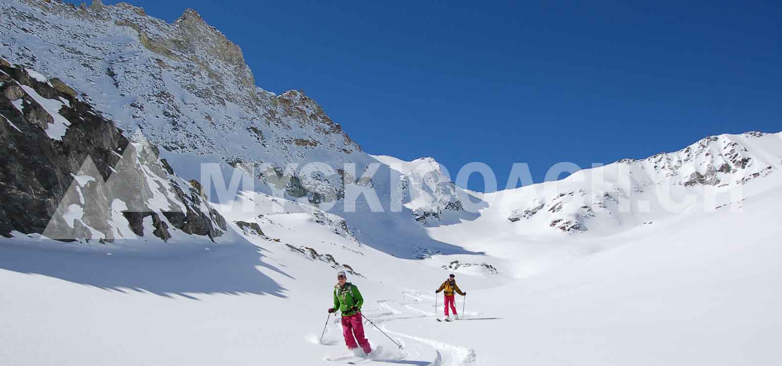 [:fr]MYSKICOACH.CH VALAIS-SUISSE. Cours de ski, formation freeride, hors-piste pour adultes et adolescents de niveau avancé[:en]MYSKICOACH.CH VALAIS-SWITZERLAND Ski, freeride instruction and off-piste private coaching for adults and teenagers from beginner to intermediate level. Aiming for autonomy while discovering new spots [:]
