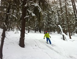 Cours privé de ski freeride pour les adolescents